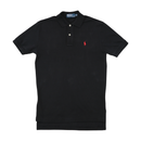 Polo Polo by Ralph Lauren em algodão preto com logótipo do Cavalo