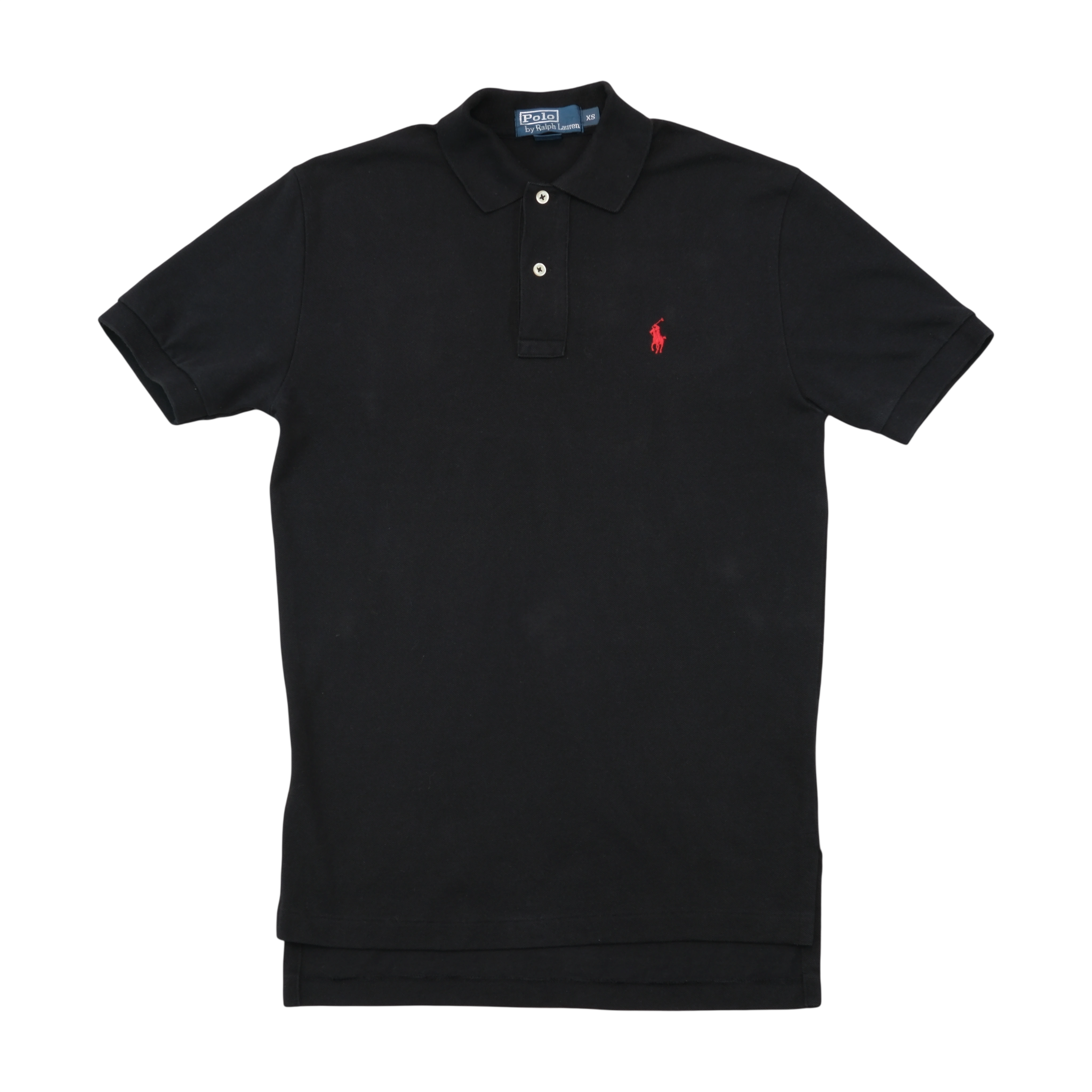 Polo Polo by Ralph Lauren em algodão preto com logótipo do Cavalo