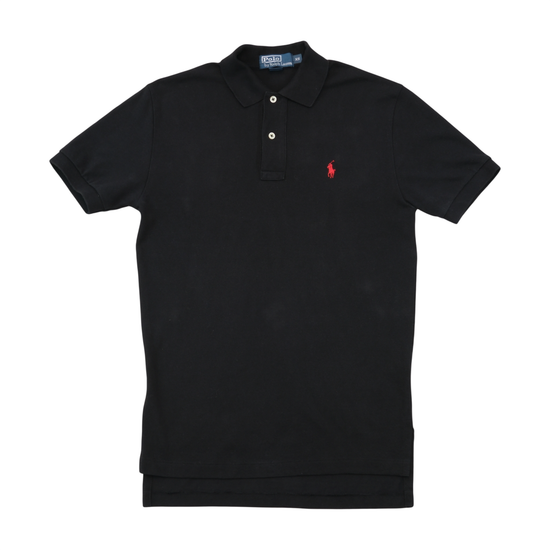 Polo by Ralph Lauren Black Cotton Pony Logo Polo