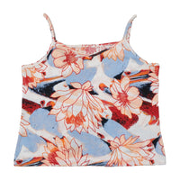 Abstract Floral Print Tank Top