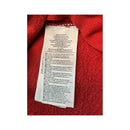 Nike Red Cotton Blend Embroidered Swoosh Pullover Hoodie Sweater