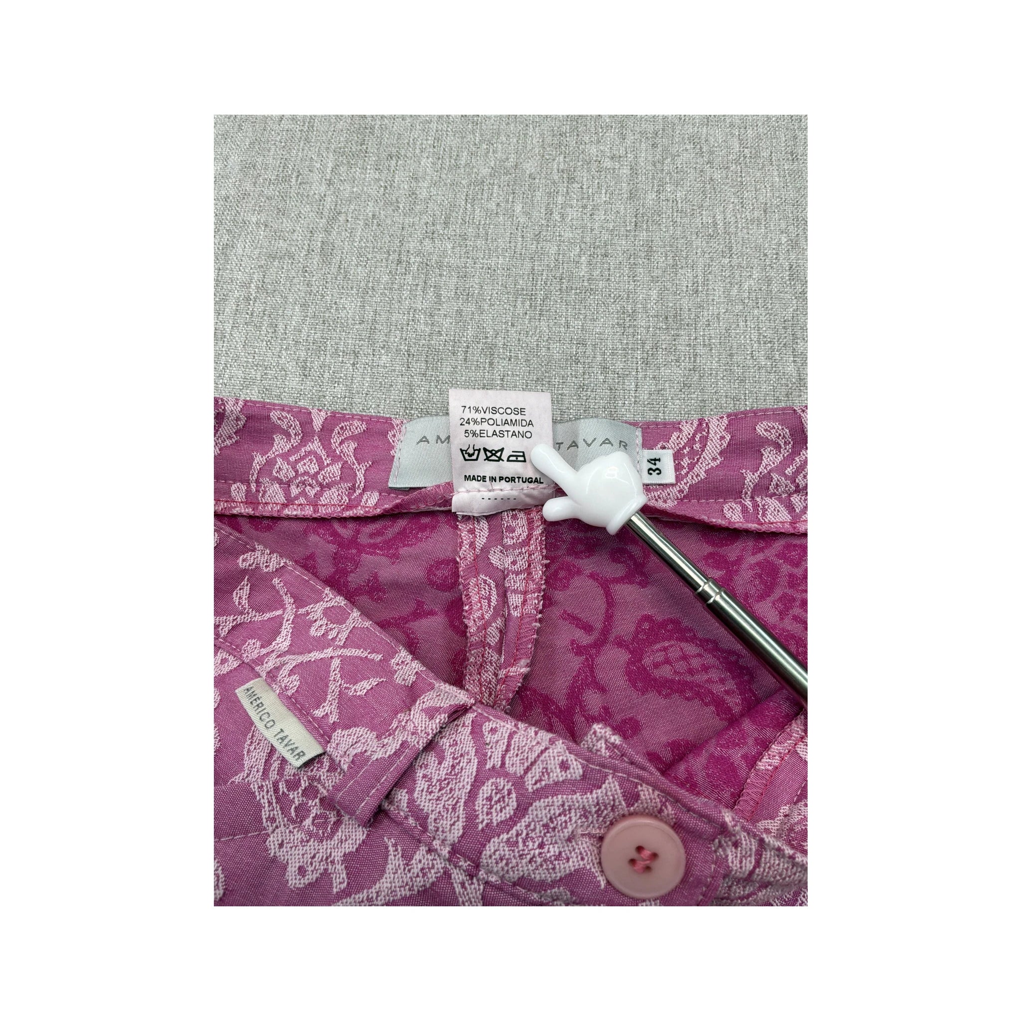 Americo Tavar Damask Flare Pants