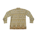 Krisna Waty Batik Print Long Sleeve Button-Up Shirt