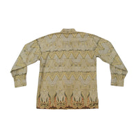 Krisna Waty Batik Print Long Sleeve Button-Up Shirt