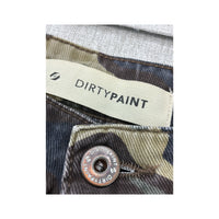 Dirty Paint Woodland Camo Cargo Shorts