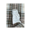 VIyella Brown Plaid Wool Cotton Button-Up Shirt
