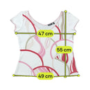 T-shirt Mexx em algodão de Manga Cava com estampado abstrato