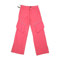 Calvin Klein Jeans Pink Zip Pocket Cotton Cargo Pants (New with Tag)