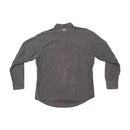 Volcom Gray Cotton Corduroy Snap Front Shirt