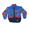 Jeantex Abstract Bike Print Colorblock Windbreaker Jacket (Photoshop)