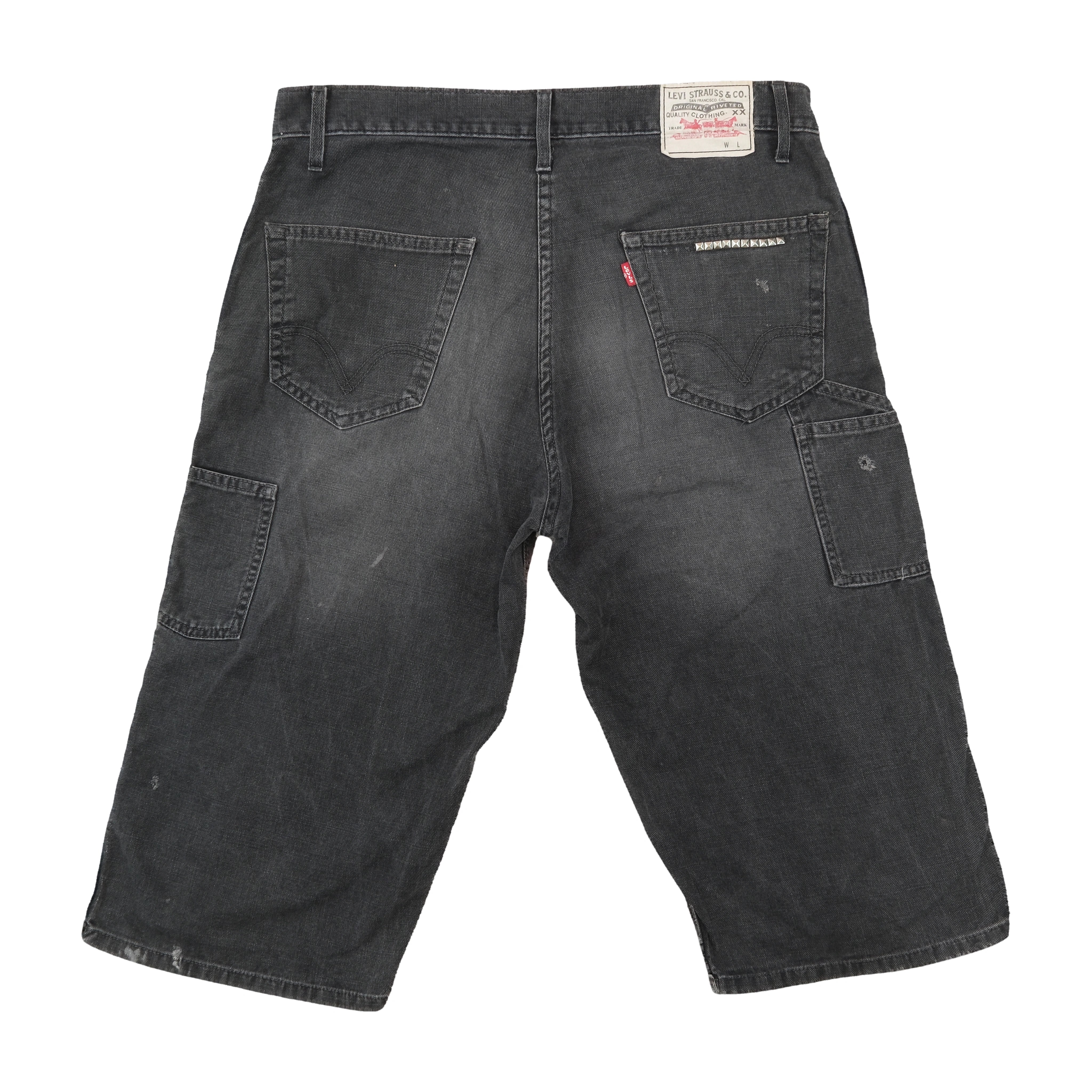 Levi's Studded Side Pocket Black Denim Jeans