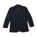 Dolce & Gabbana Navy Three-Button Tailored Blazer Jacket