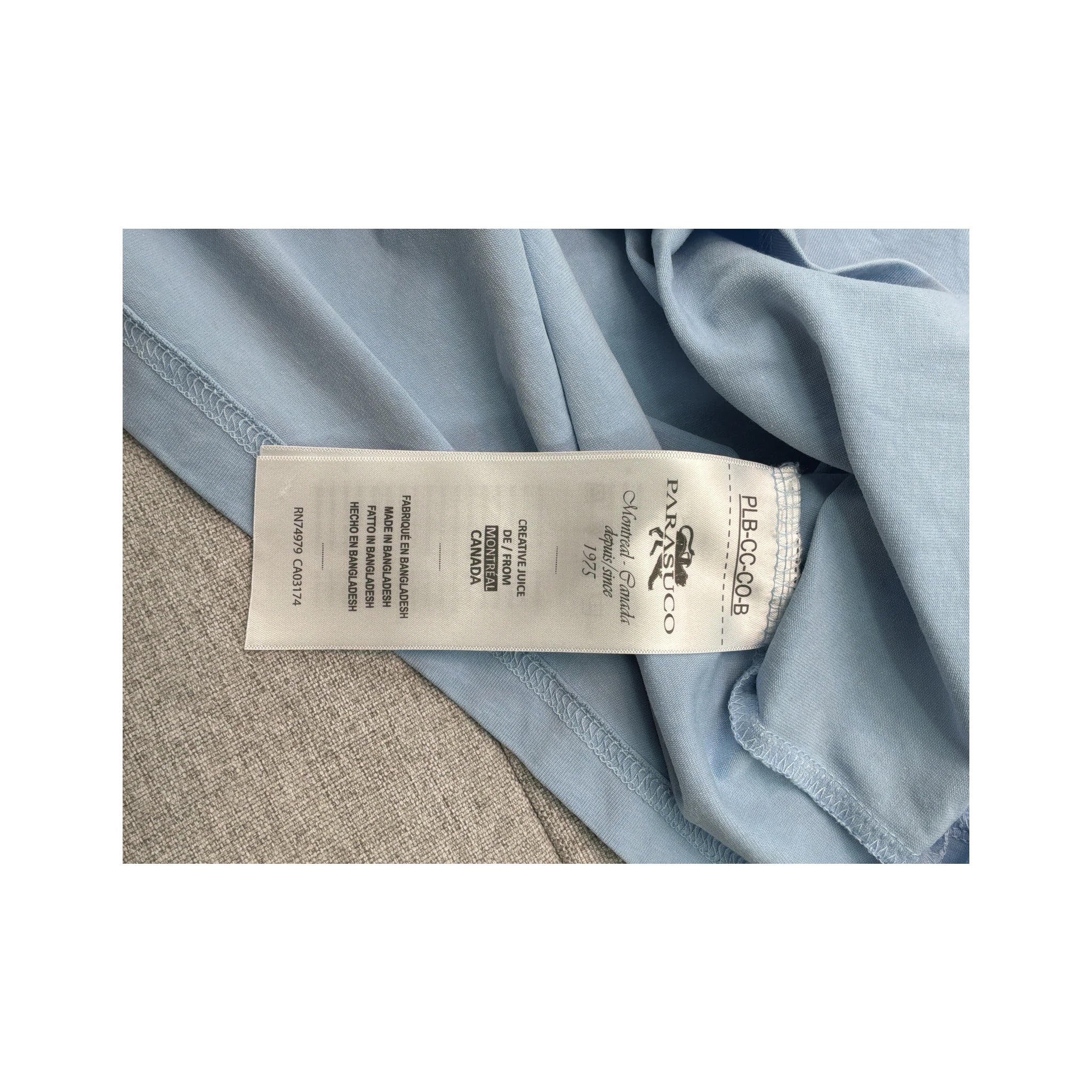 Parasuco Rubber Logo Cotton Blend T-shirt