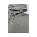 Nike Olive Green Cotton Blend Pullover Fleece Hoodie