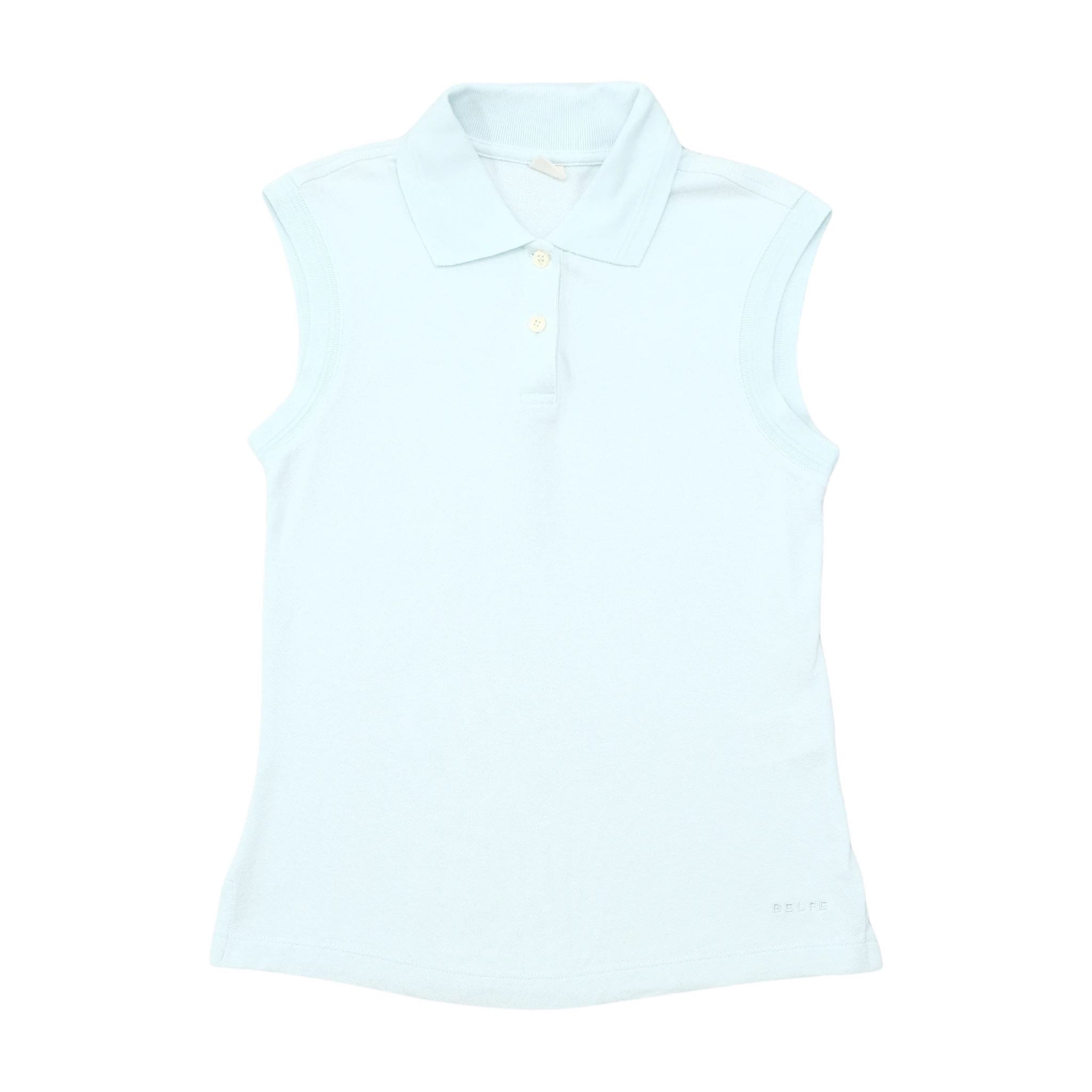 Belfe Sleeveless Cotton Pique Polo Shirt