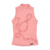 Americo Tavar Ruffle Appliqué Mock Neck Tank Top