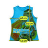 Anime Graphic Glitter Print Tank Top