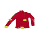 Red Quarter-Zip Microfleece Pullover