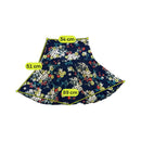 Saia Azul-marinho floral