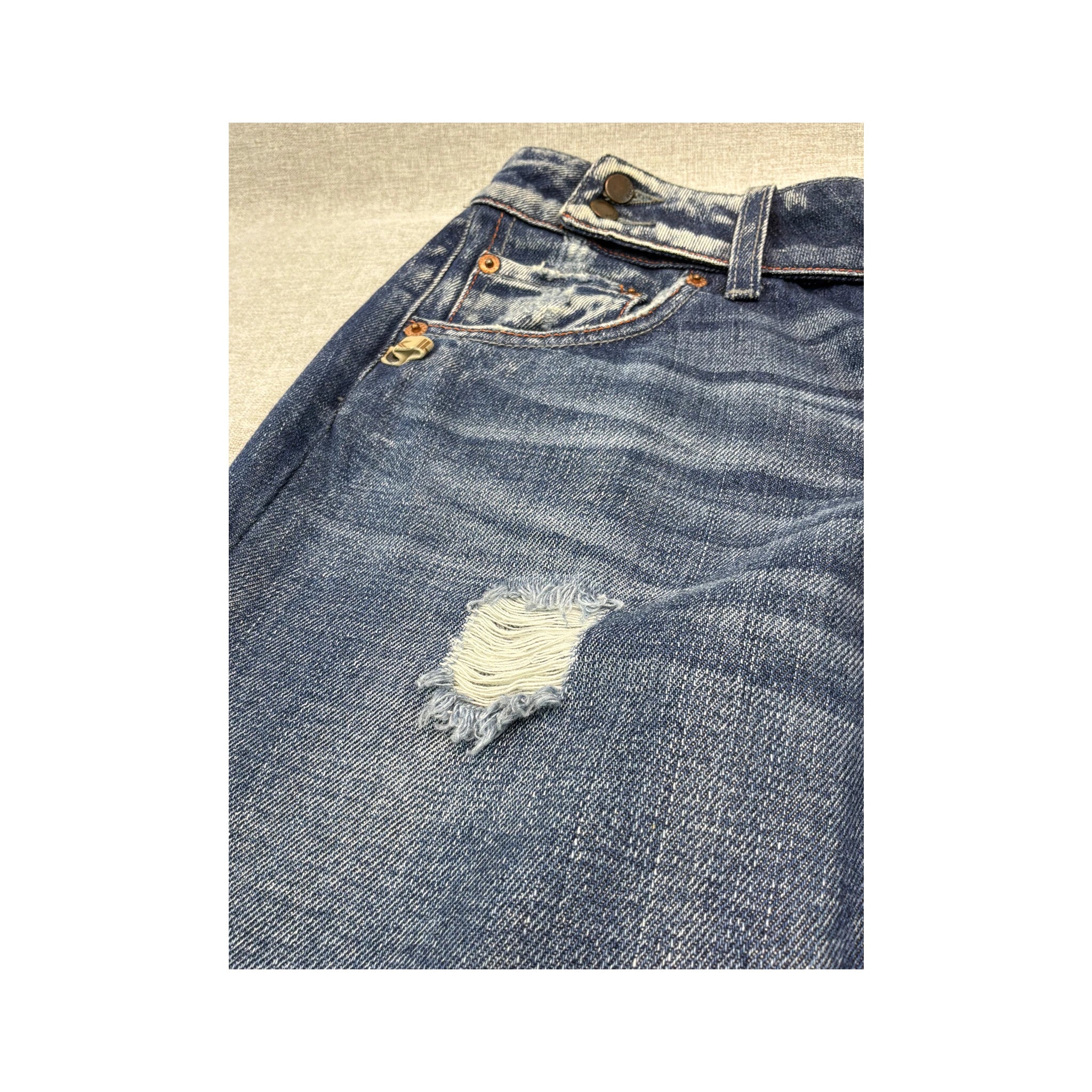 Kocca Distressed Flare Jeans