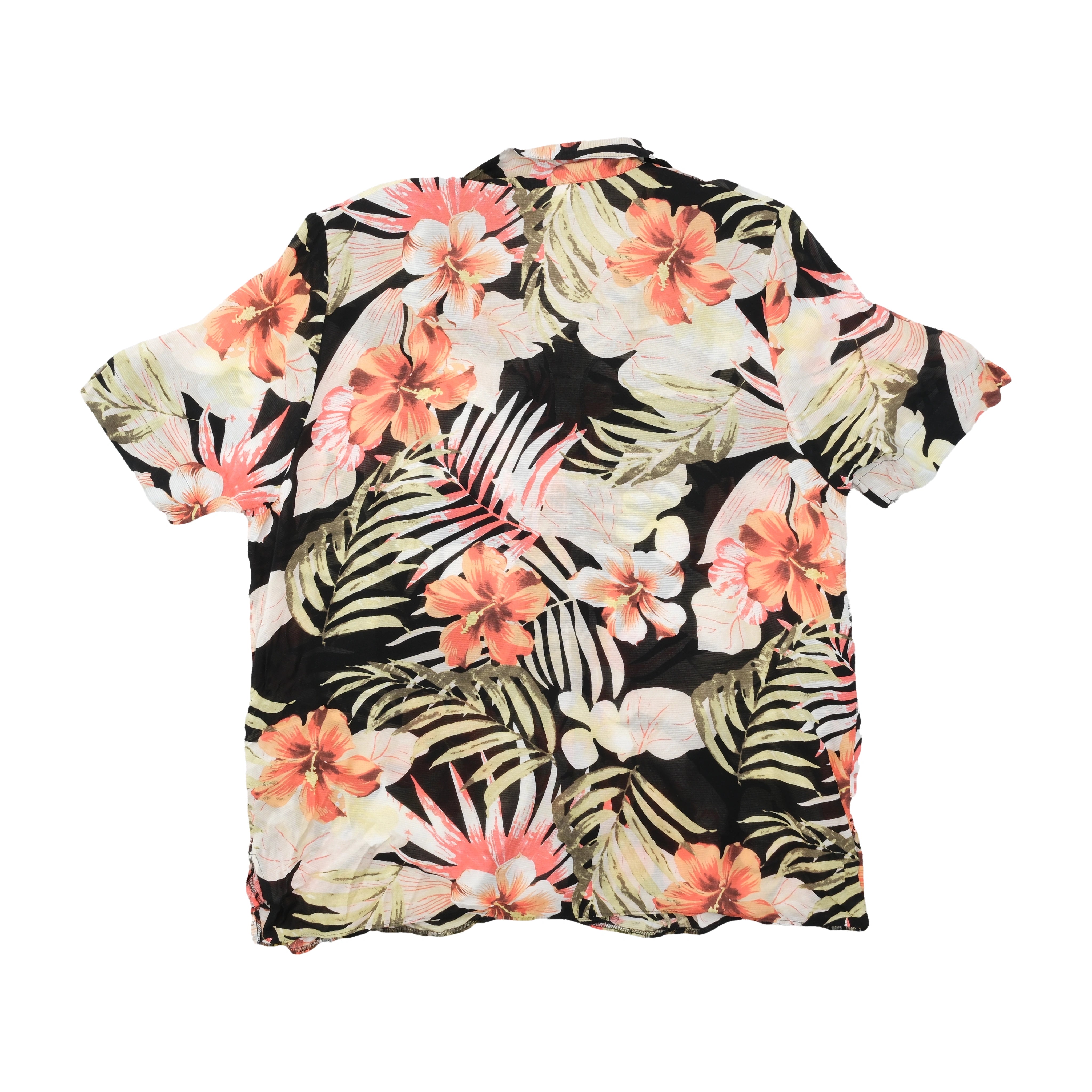 Bexley's Floral Zebra Print Button-Up Blouse