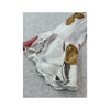 BLU In Firenze Sheer Floral Ruffle Tie Front Blouse