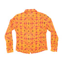 Gigliola Abstract Floral Pattern Button Up Shirt
