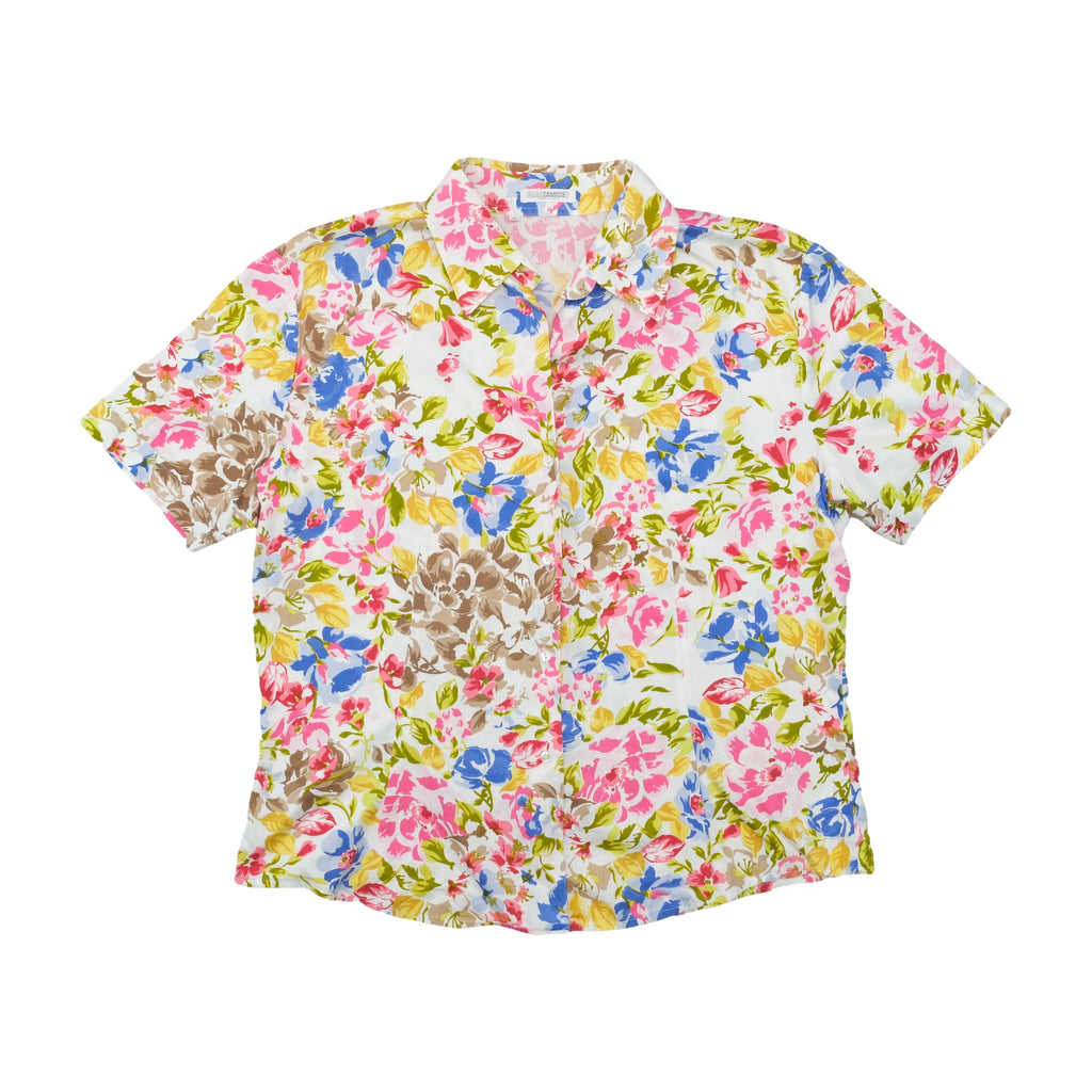 Nara Camicie Floral Print Button Up Shirt