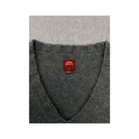 Miss Sixty Gray V-Neck Lambswool Sweater