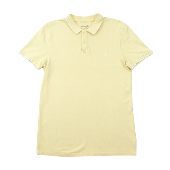Wrangler Contrast Piped Pique Polo Shirt