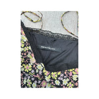 Vestido Lingerie PENNYBLACK floral com Acabamento em renda