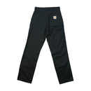Chinos de trabalho Carhartt pretos de perna direita
