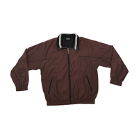 Champion Vintage Brown Zip-Up Track Jacket