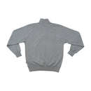 Asics Vintage Gray Quarter Zip Cotton Blend Sweater