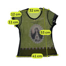 T-shirt Vive Maria em Rede com a Virgem Maria