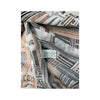 Camisa Harrison & Son vintage em Viscose com estampado geométrico