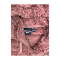 Casaco Polar com capuz Reebok Malva em Sherpa com Fecho Total