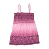 Pink Sequin Embroidered Floral Tank Top