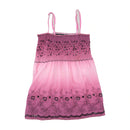 Pink Sequin Embroidered Floral Tank Top