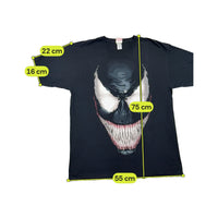 T-shirt Marvel Venom com estampado de Rosto grande