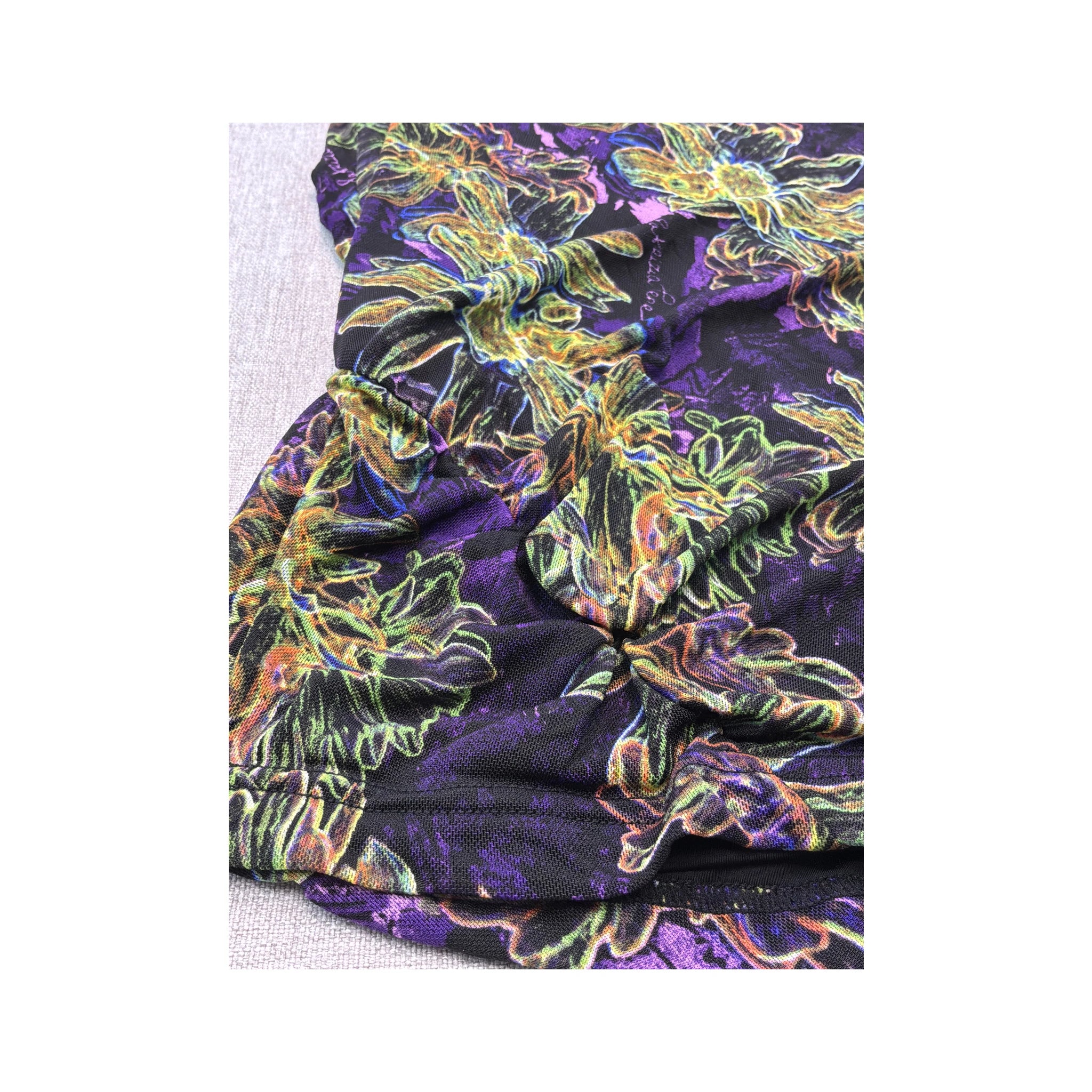 Patrizia Pepe Floral Mesh Tank Top