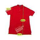 Polo by Ralph Lauren Red Cotton Pique Pony Logo Polo Shirt