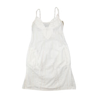 Vestido Midi Francois Girbaud branco Bordado com alças