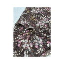 Silk Floral Handkerchief Halter Tank Top