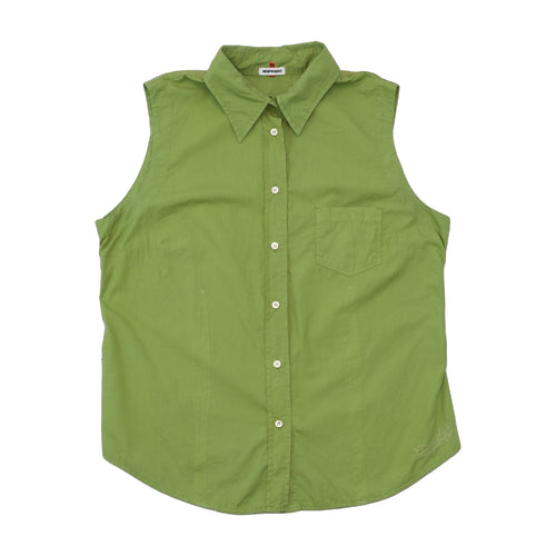 Murphy &amp; Nye Sleeveless Collared Button Up Shirt