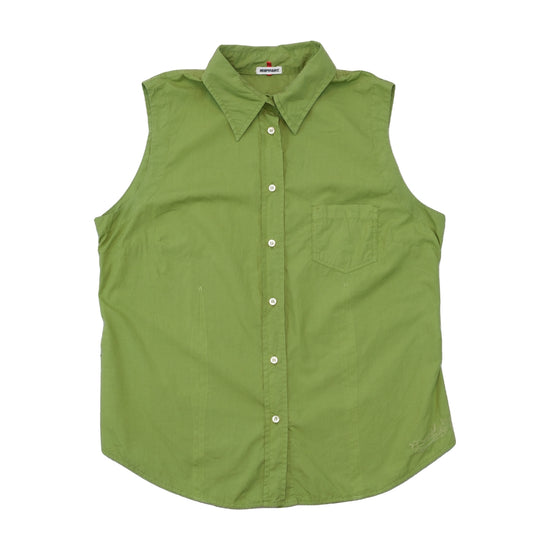 Murphy &amp; Nye Sleeveless Collared Button Up Shirt