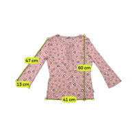s.Oliver Sheer Pink Ring Print Tie Neck Blouse