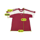 adidas Color Block Stripe Shoulder Cotton Shirt