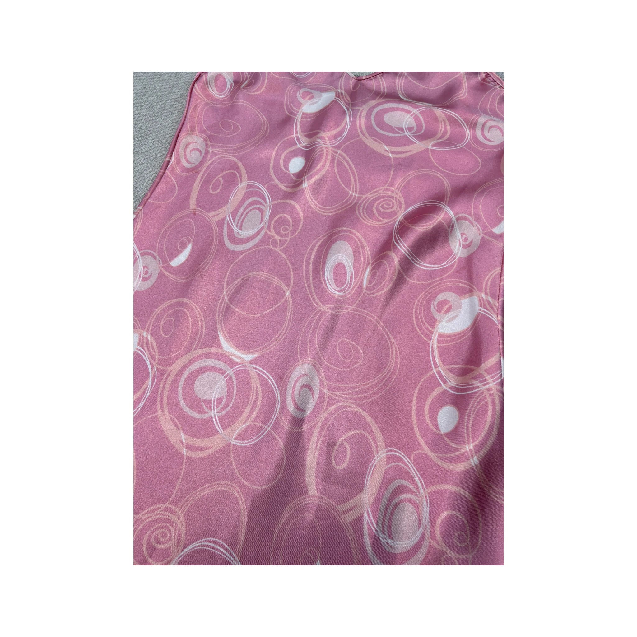 EURO Abstract Swirl Slip Dress