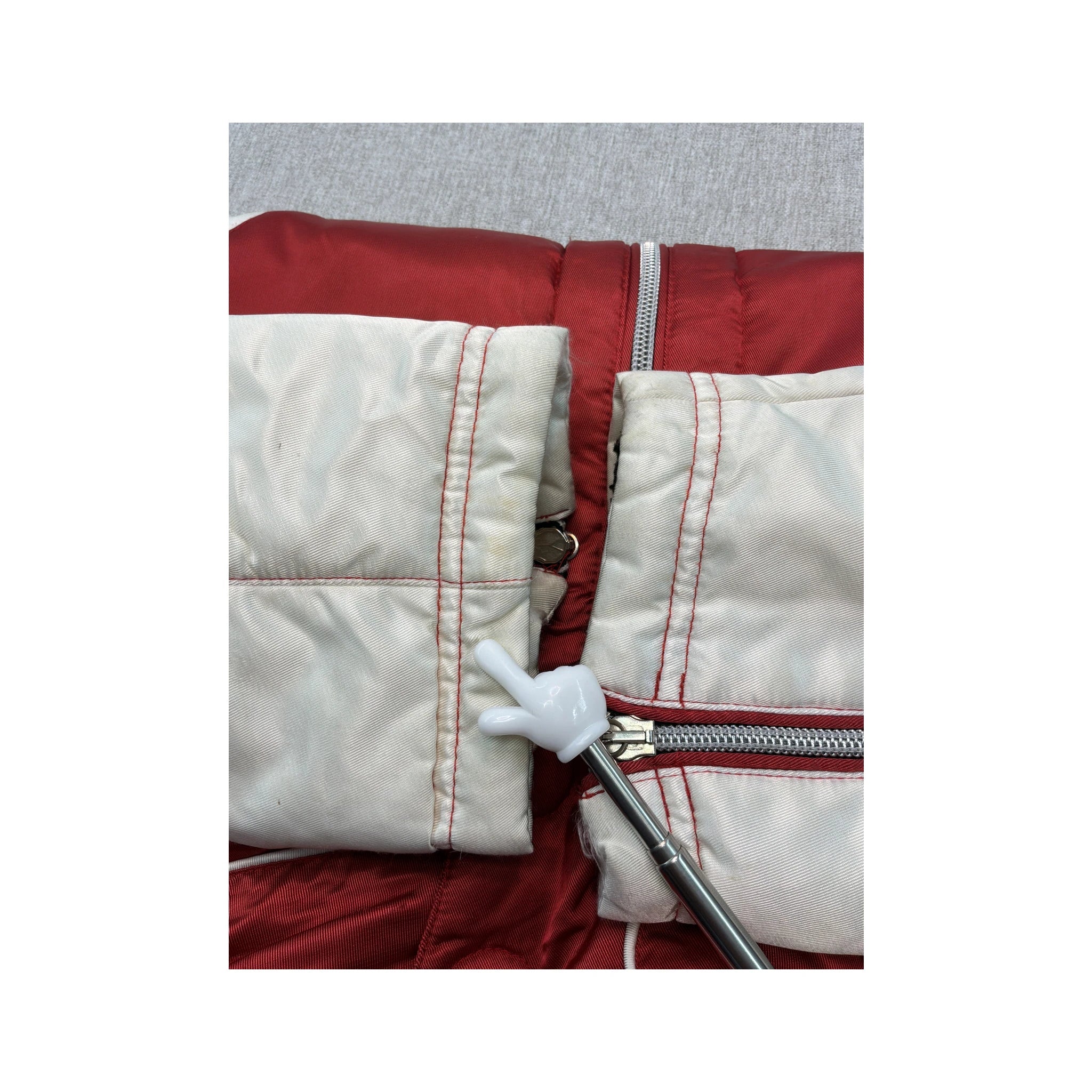 Nikita Vintage Red White Ski Jacket (Smartsizer)